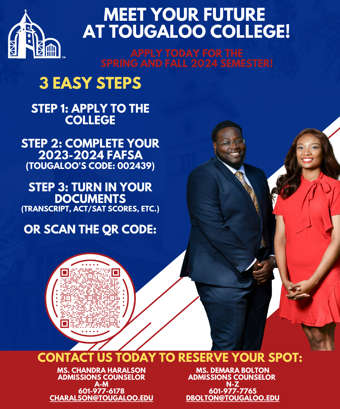 Homepage Tougaloo College